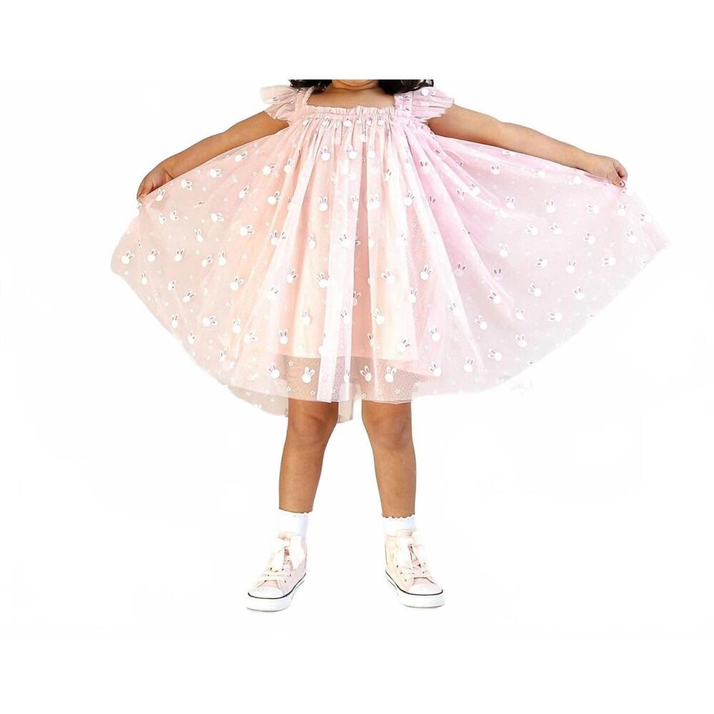 NEW SWEET WINK little bunny easter tulle dress in pink